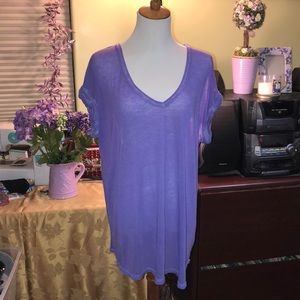 Free People Beach purple shirt